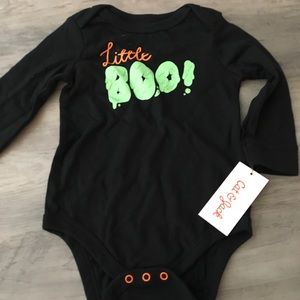 Little boo Halloween onesie